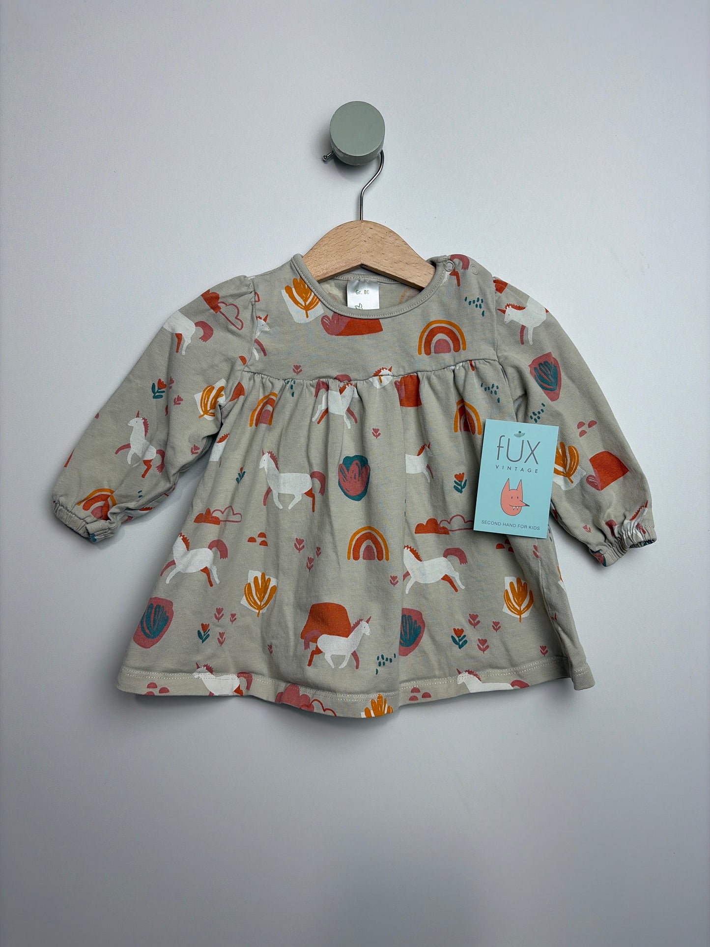 LANGARMSHIRT  EINHÖRNER • 74 • ALANA