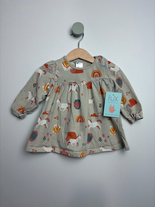LANGARMSHIRT  EINHÖRNER • 74 • ALANA