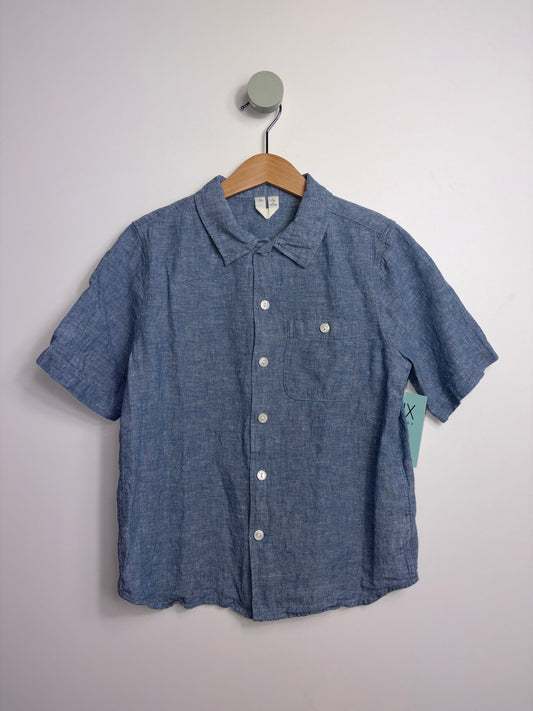 KURZARMHEMD LEINENMIX • 128 • ARKET