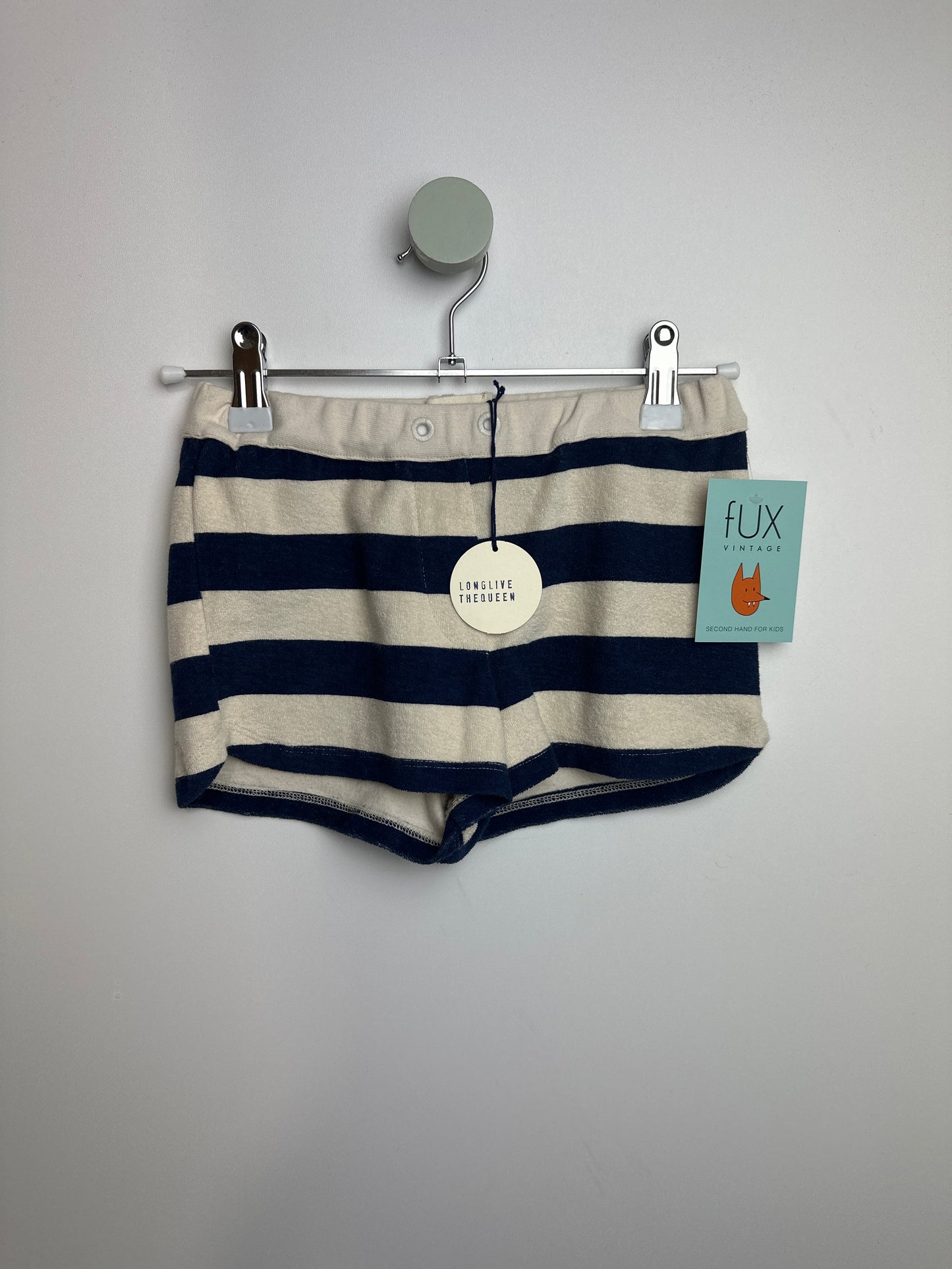 Frottee Shorts Streifen• 128 • long live the queen