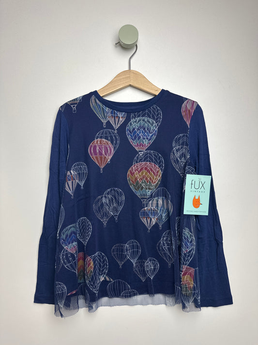 Langarmshirt mit Tüll • 122 • desigual
