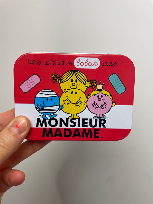Metallbox mit 24 Pflaster • Monsieur Madame