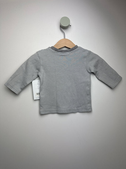 Langarmshirt geringelt • 62 • feetje