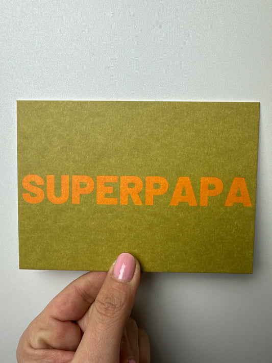 POSTKARTE • SUPERPAPA