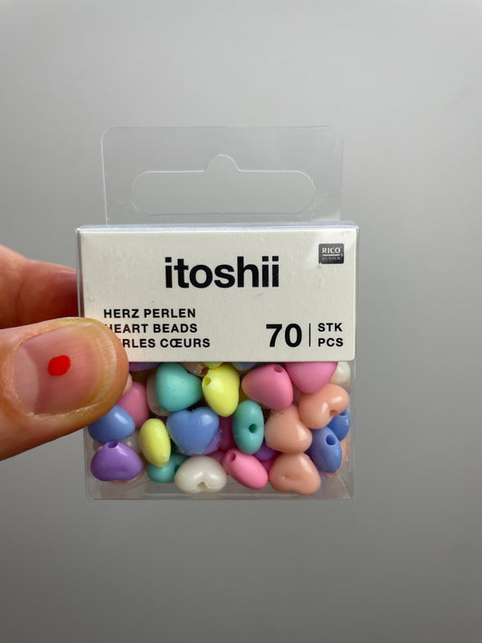 itoshii • Herz Perlen • 70 stk