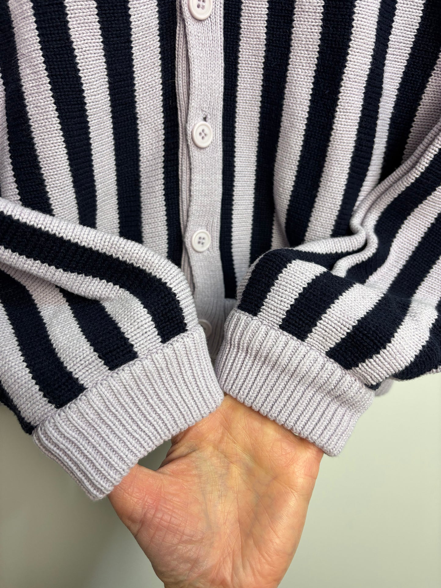 Strickjacke Streifen • 140 • true vintage