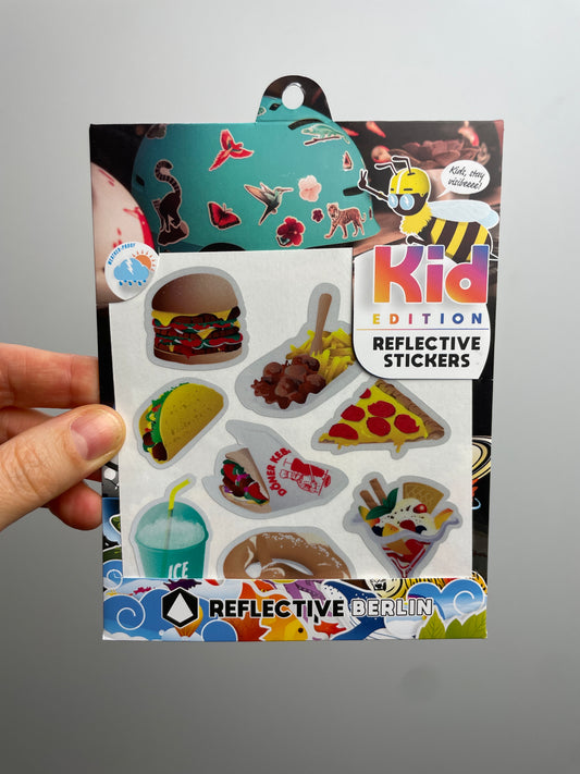 Reflective Sticker KID Set • Fast Food