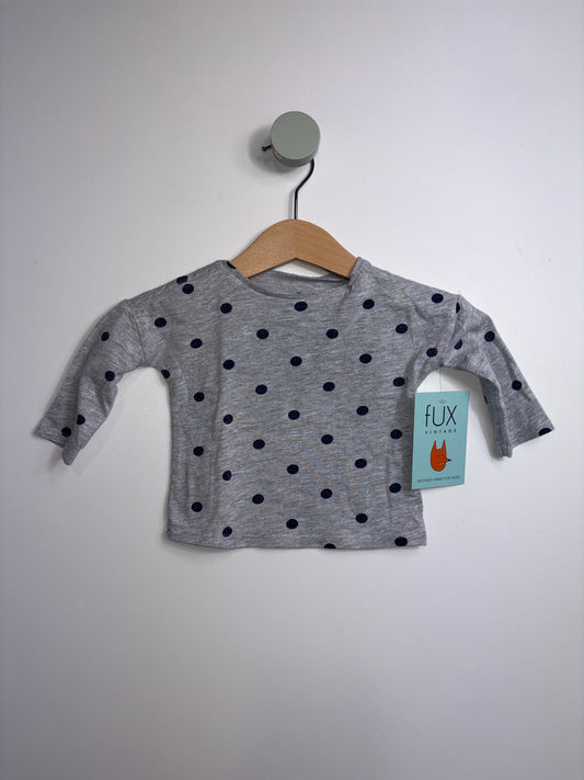 LANGARMSHIRT PUNKTE • 56 • VERTBAUDET
