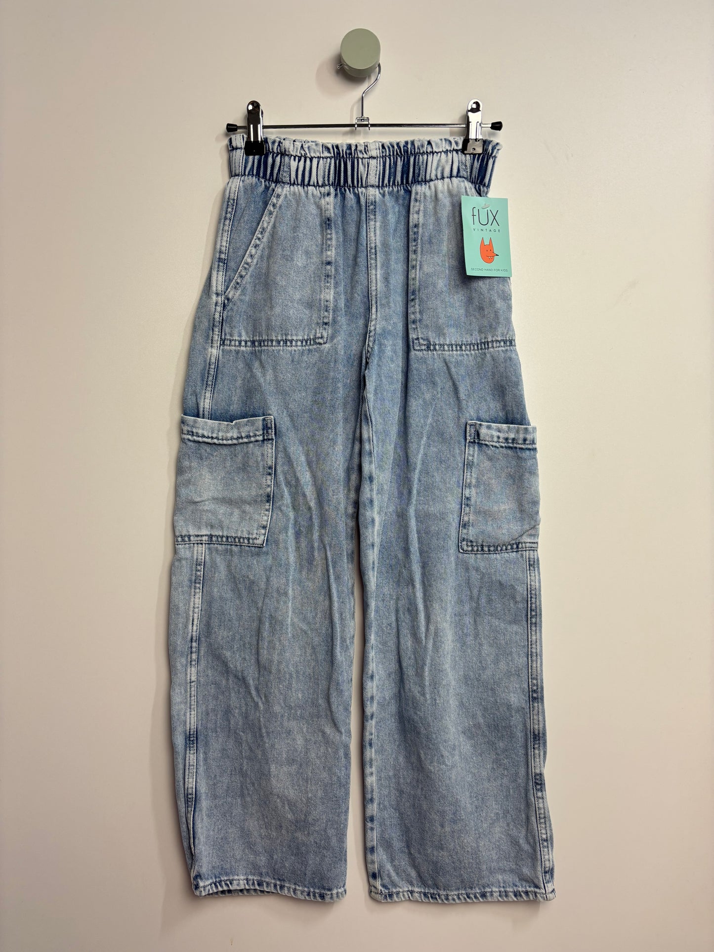 Jeans Wide Leg Pull On • 140 • h&m