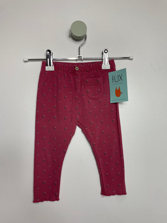 Ripp Leggings Blümchen • 74 • zara
