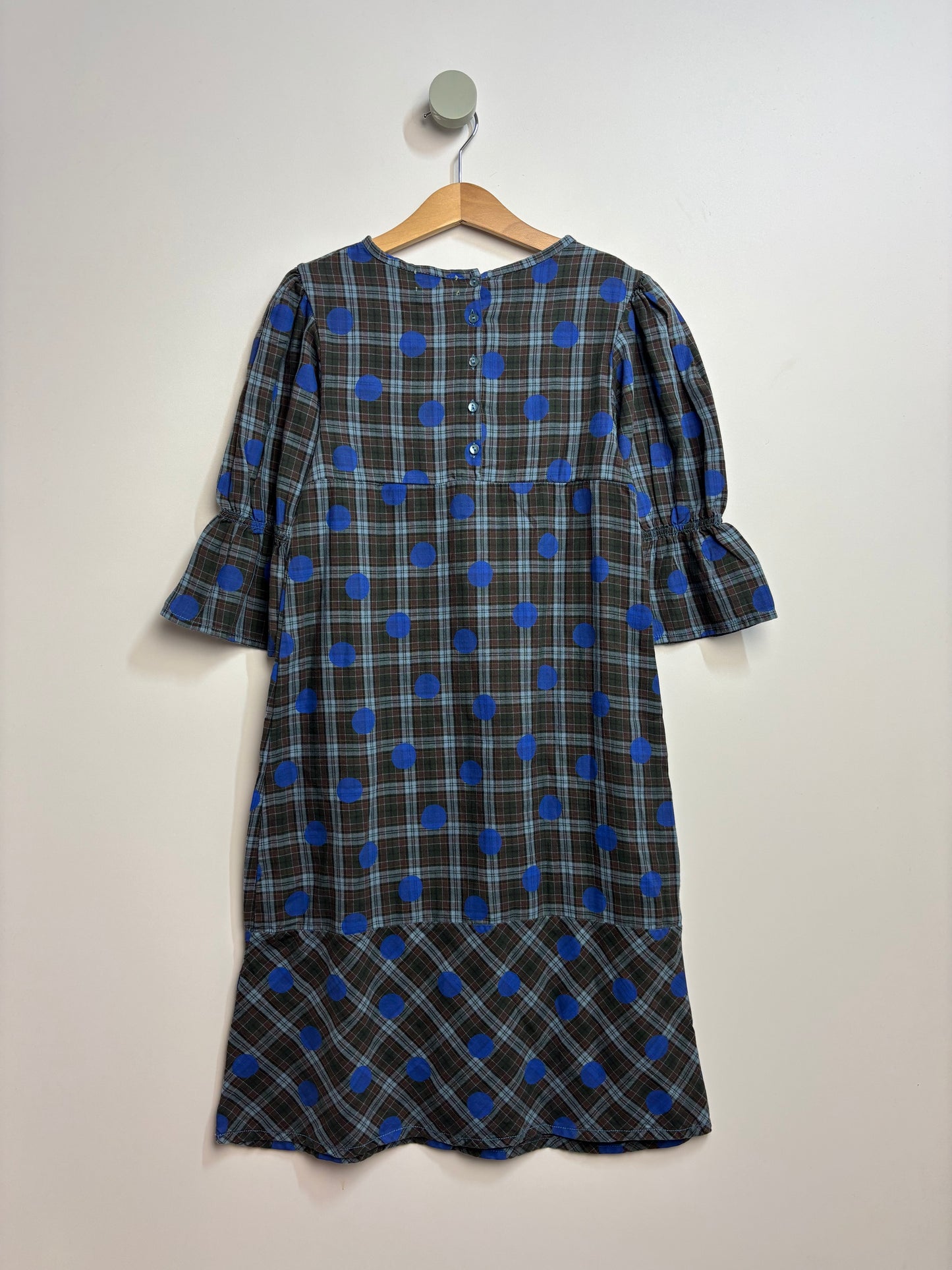 Kleid Kariert & Punkte • 128 • long live the queen