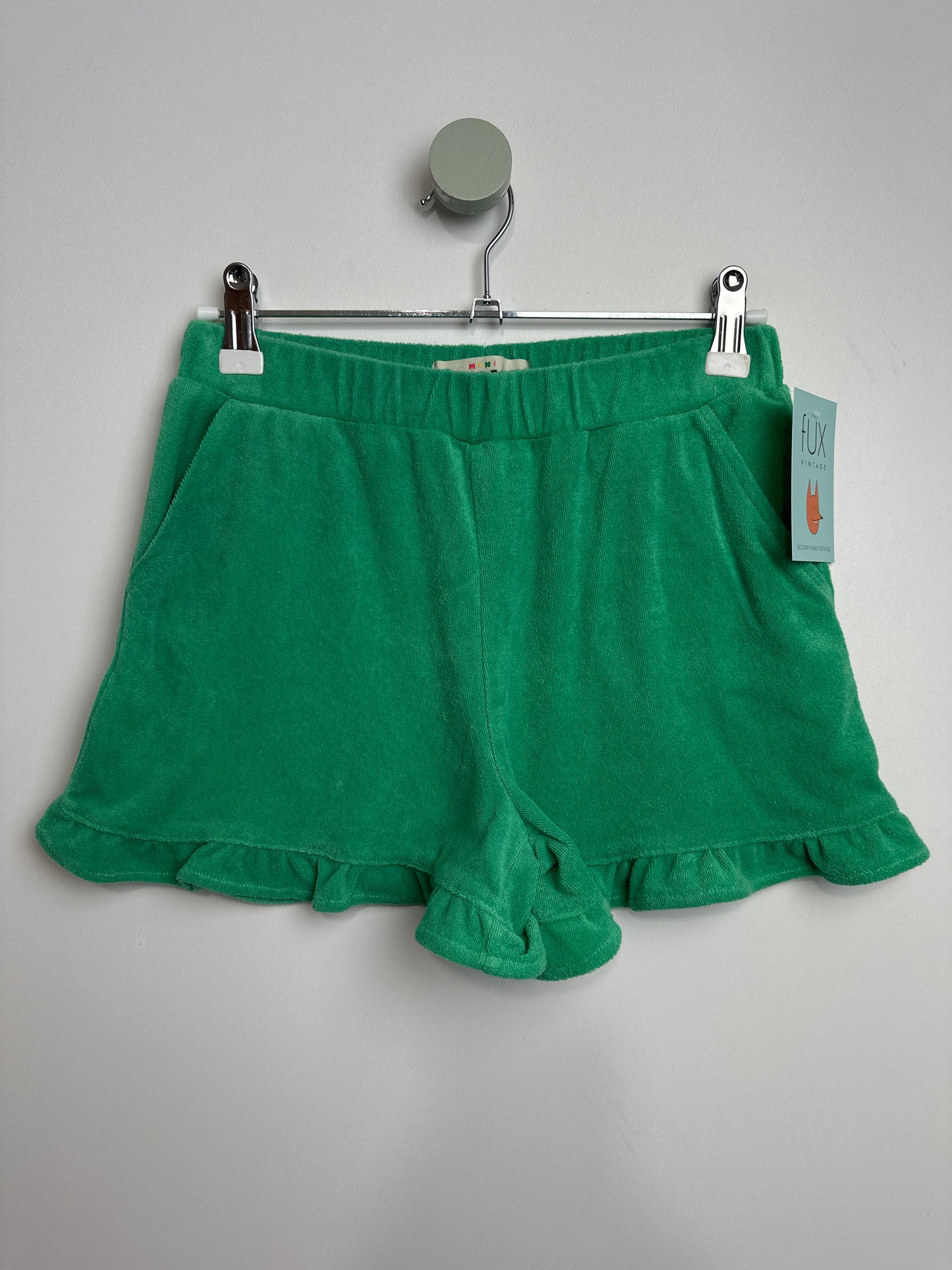FROTTEESHORTS MIT RÜSCHEN • 152 • MINI BODEN