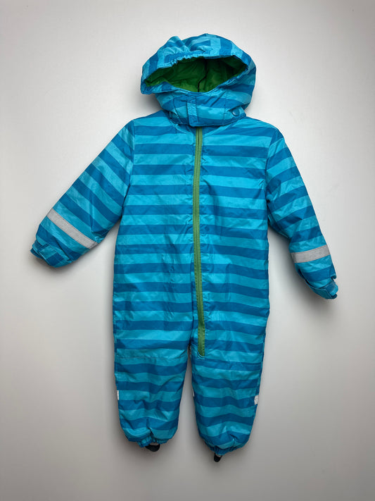 Schneeanzug Streifen • 86 • bubble gum