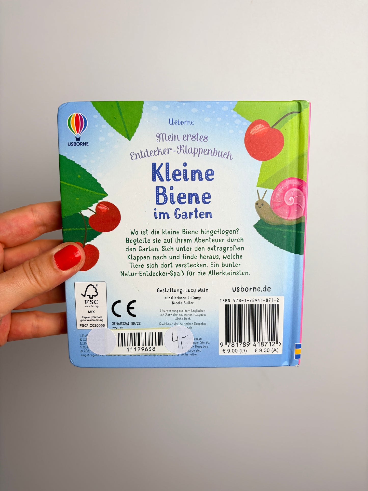 PAPPBUCH • KLEINE BIENE IM GARTEN • USBORNE