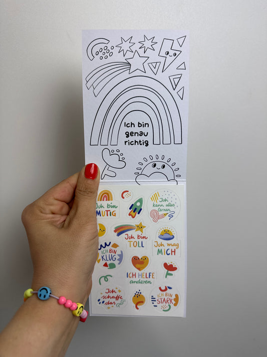 WASSER- UND SPÜLMASCHINENFESTE STICKER • AFFIRMATION