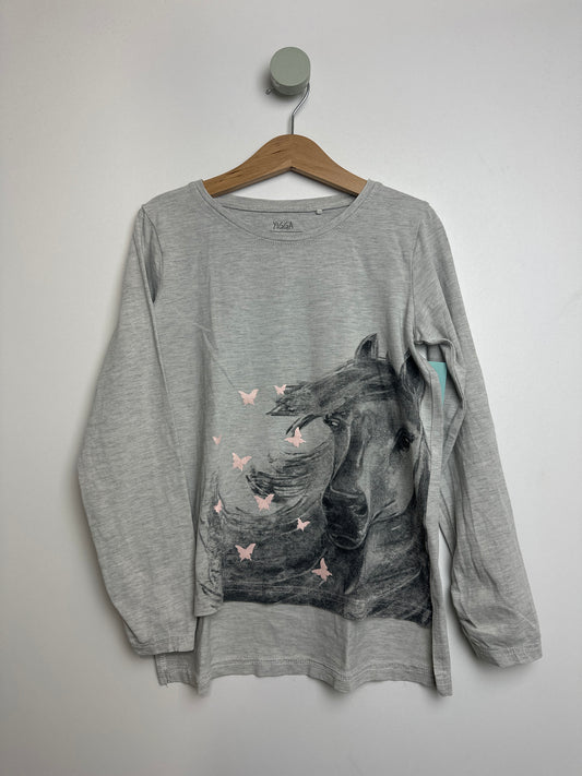 Langarmshirt Pferd • 128 • yigga