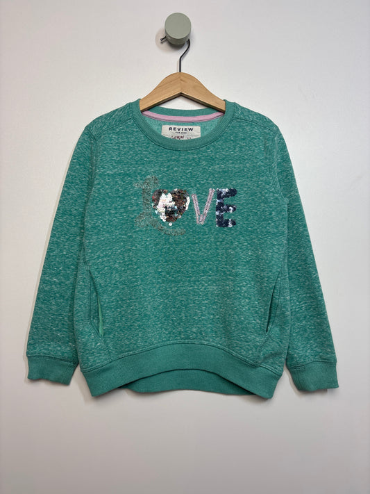 Sweatshirt Wendepailletten • 116 • review