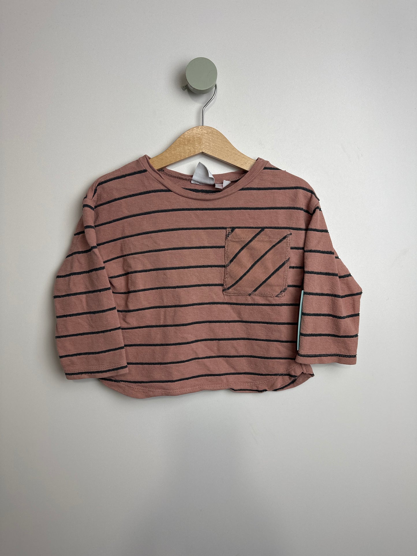 LANGARMSHIRT STREIFEN • 80 • ZARA
