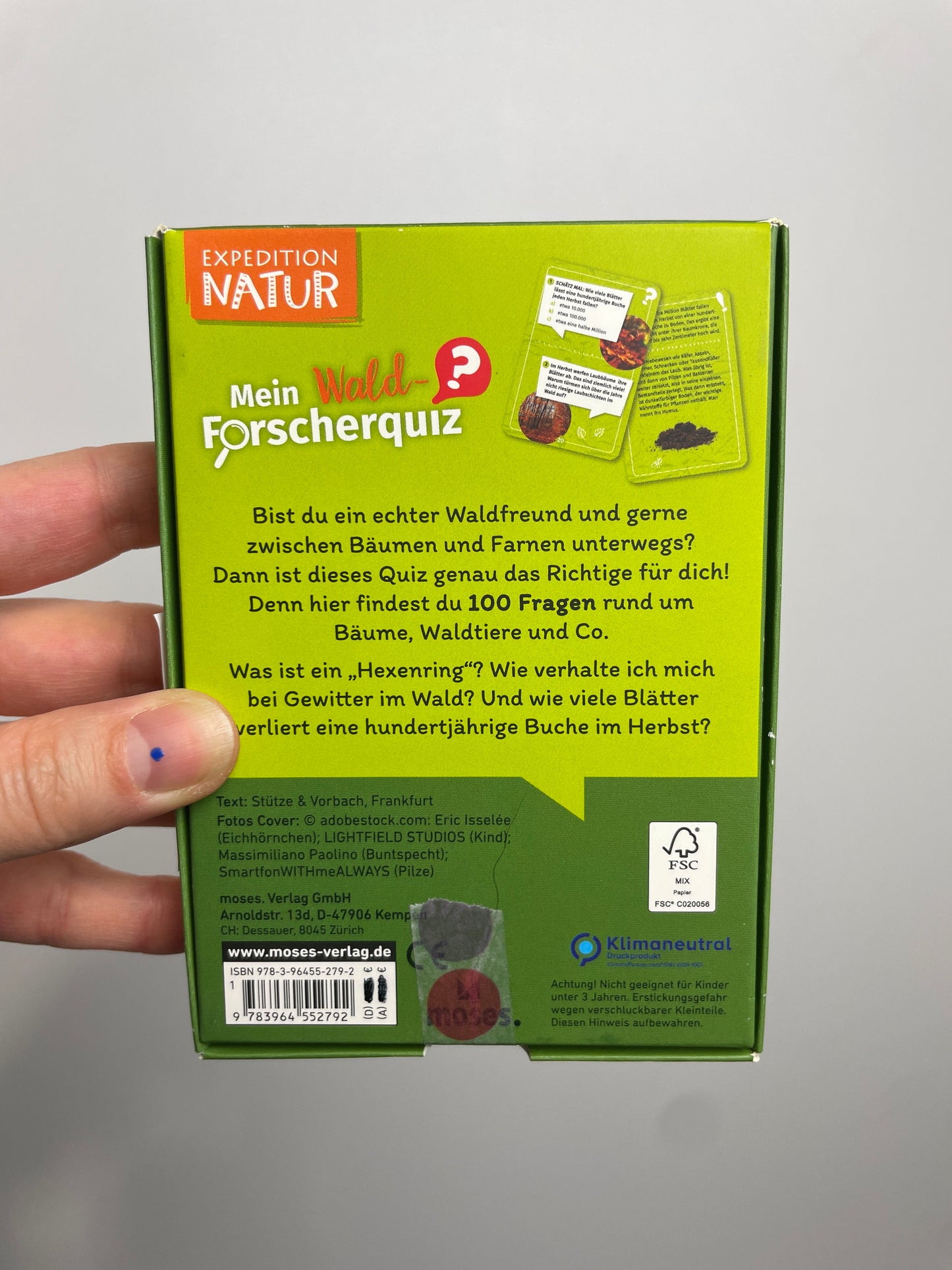 Mein Waldforscherquiz • Karten • moses.