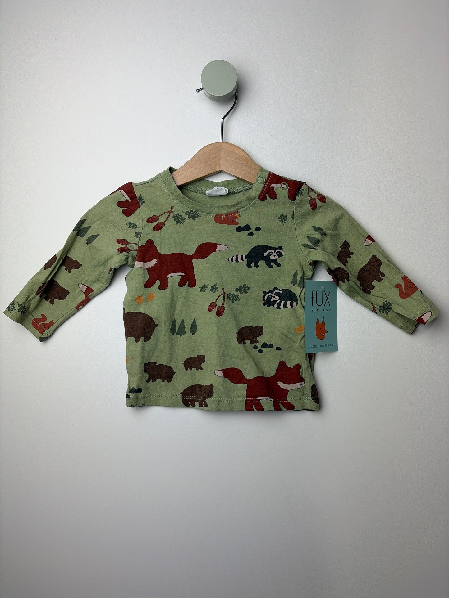 LANGARMSHIRT WALDTIERE • 68 • H&M