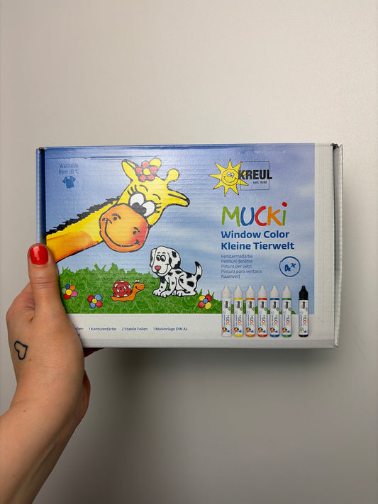 MUCKI • Window Color Set Kleine Tierwelt