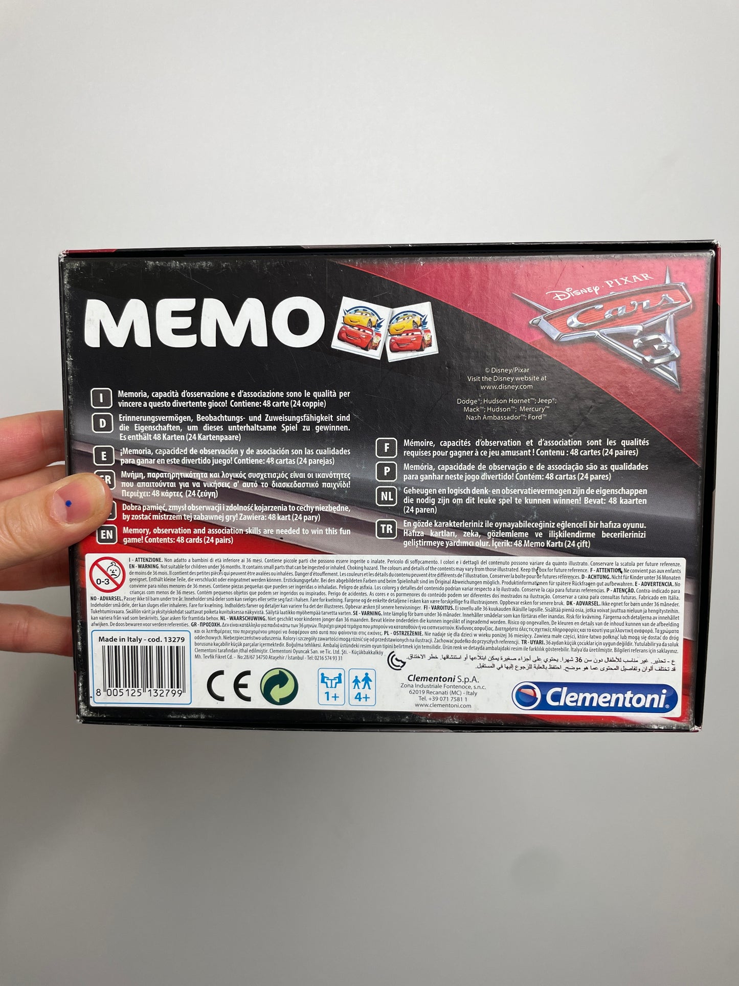 Memo Cars  • clementoni