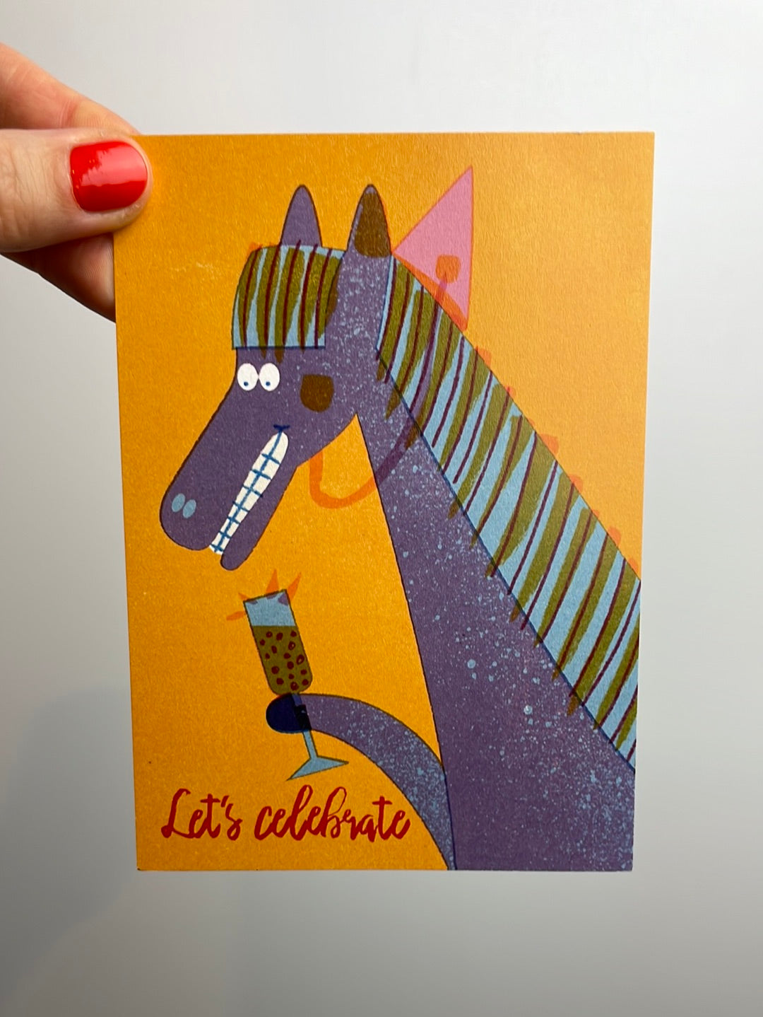 let´s celebrate • Postkarte