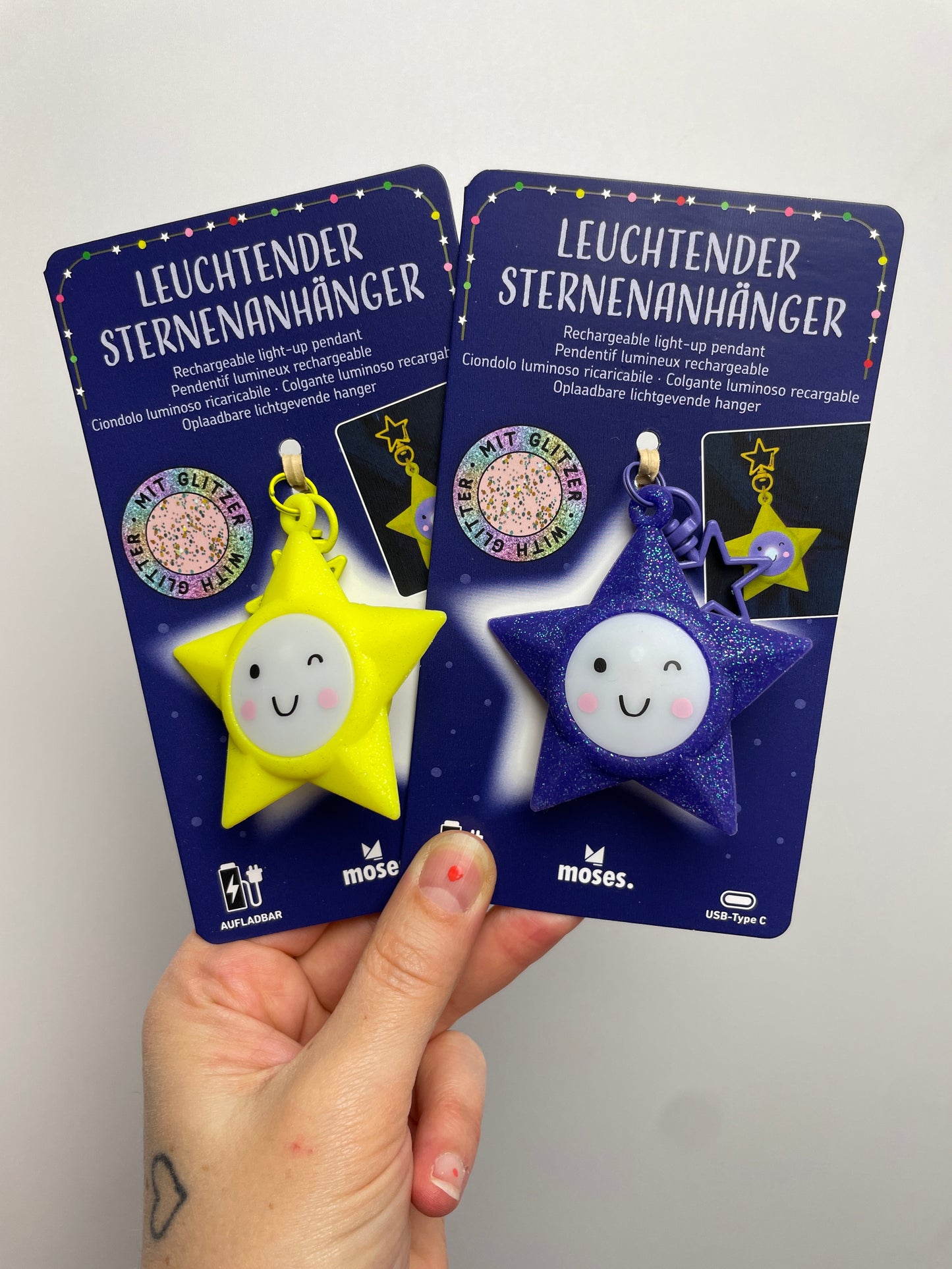 Leuchtender Sternenanhänger