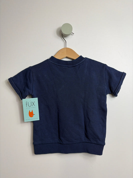 SWEATSHIRT MIT KURZEN ÄRMELN • 80 • WILD IM HERZEN