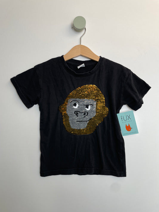 T-Shirt Streichpailletten Affe • 98 • lindex
