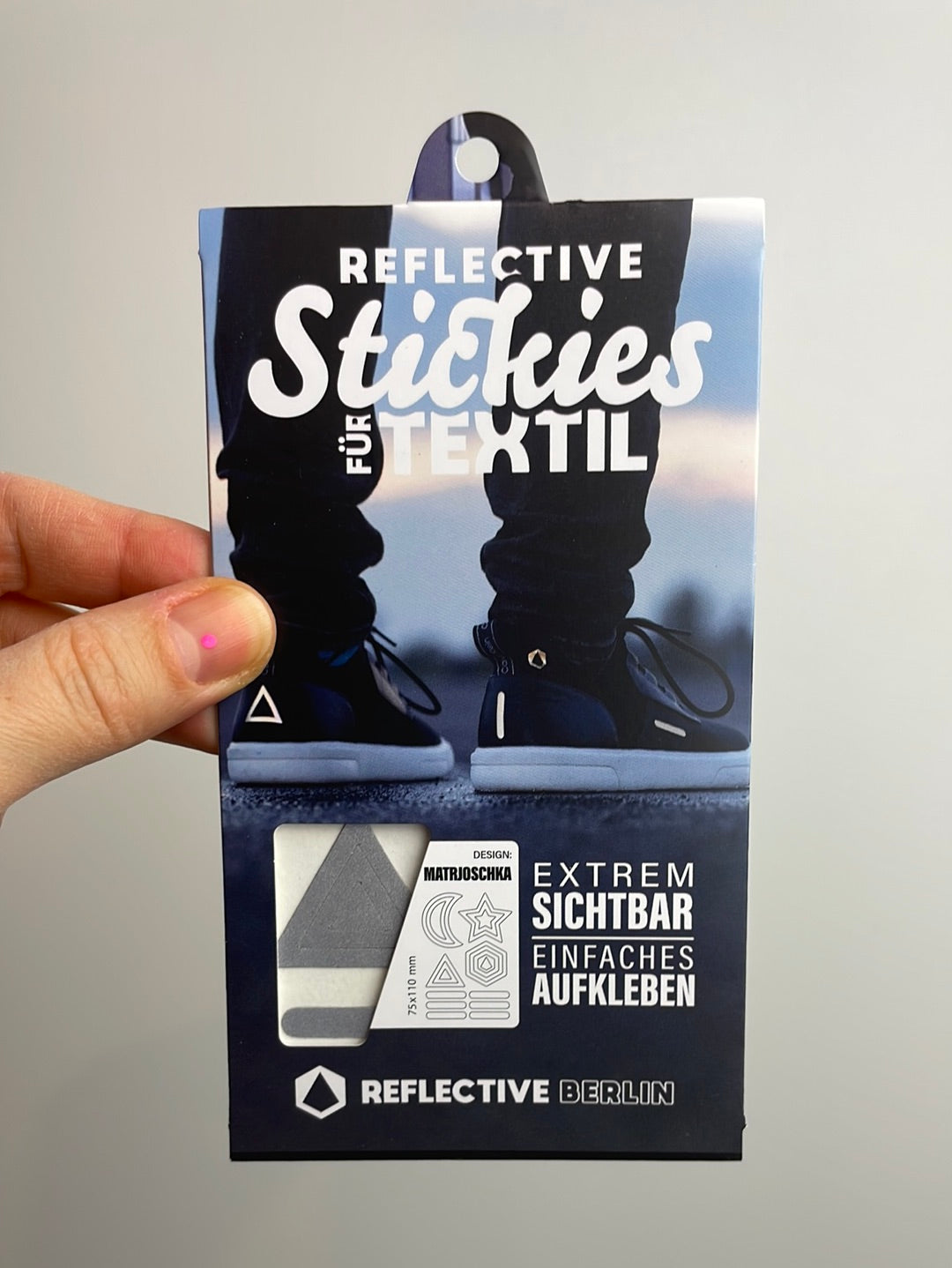 Reflective Textil Sticker • Matryoshka Silver