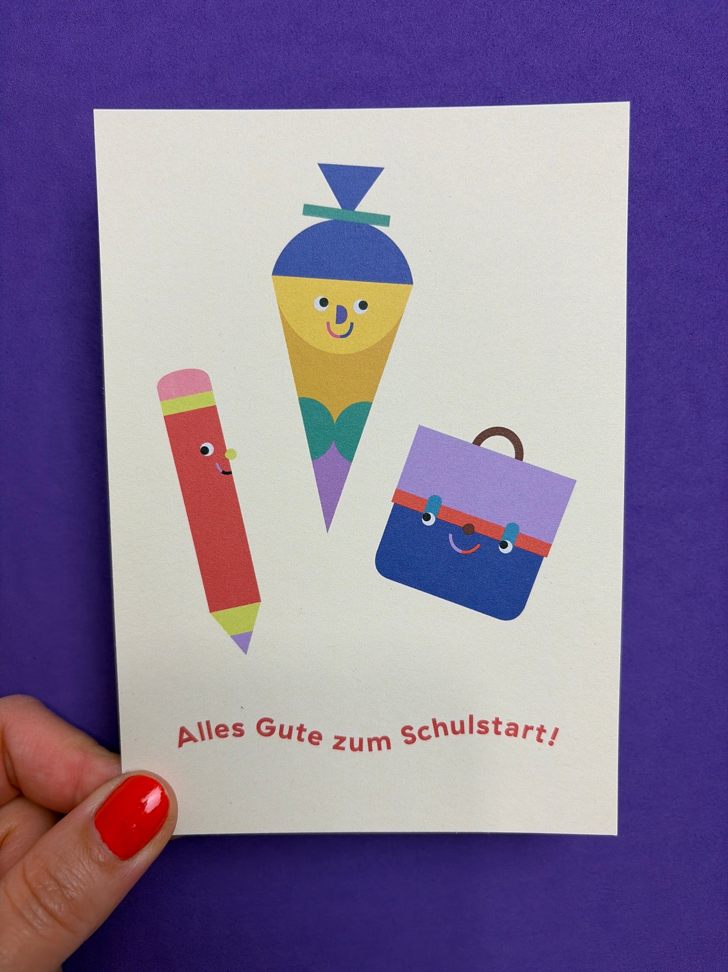 POSTKARTE • ALLES GUTE ZUM SCHULSTART