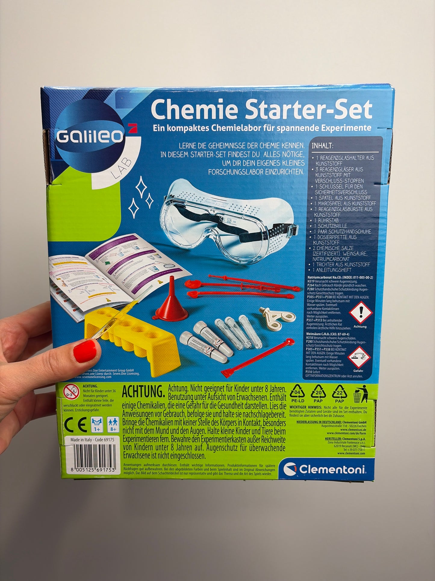 CHEMIE STARTER SET • GALILEO • CLEMENTONI