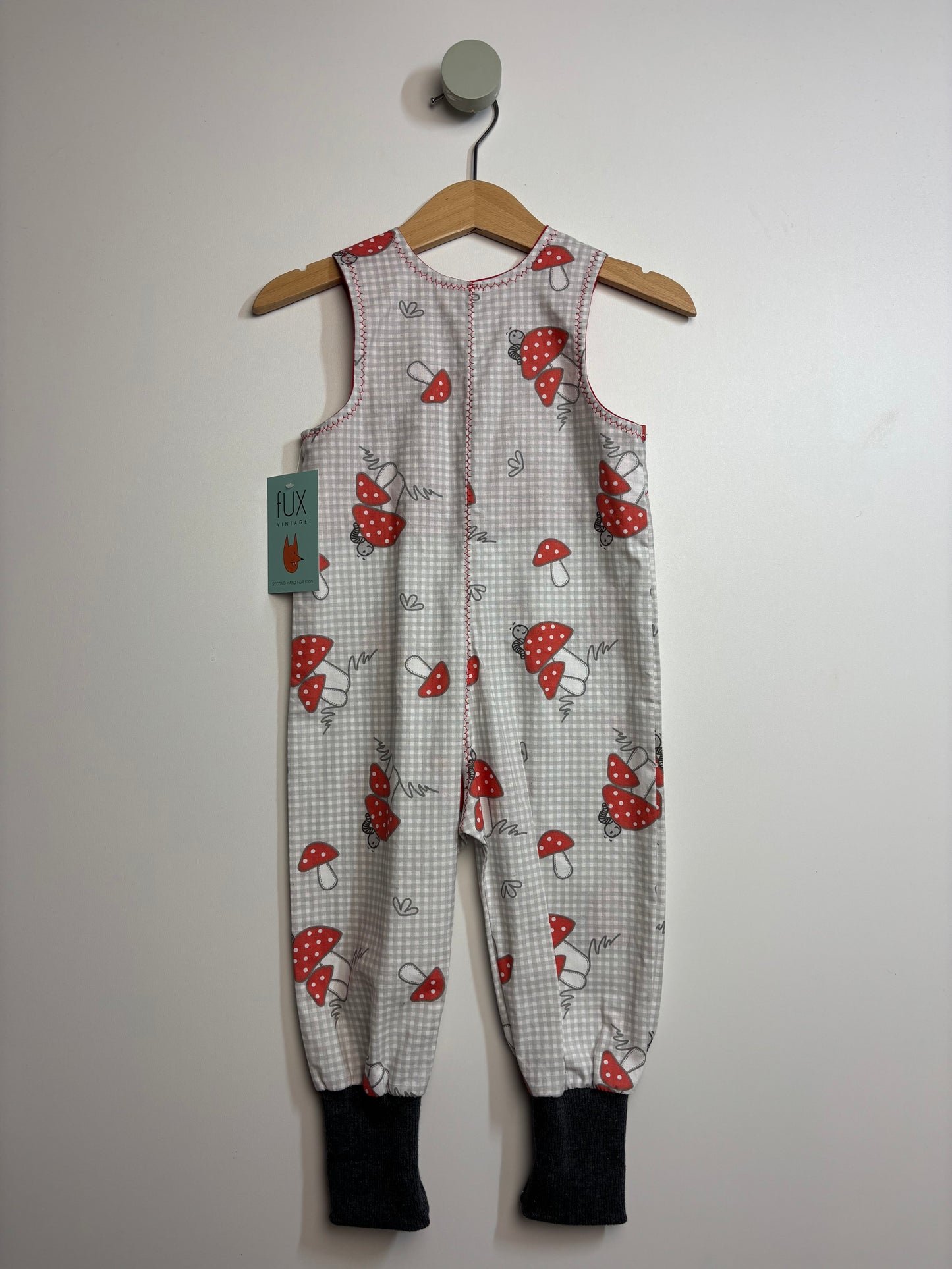 Latzhose Pilze • 74 • handmade