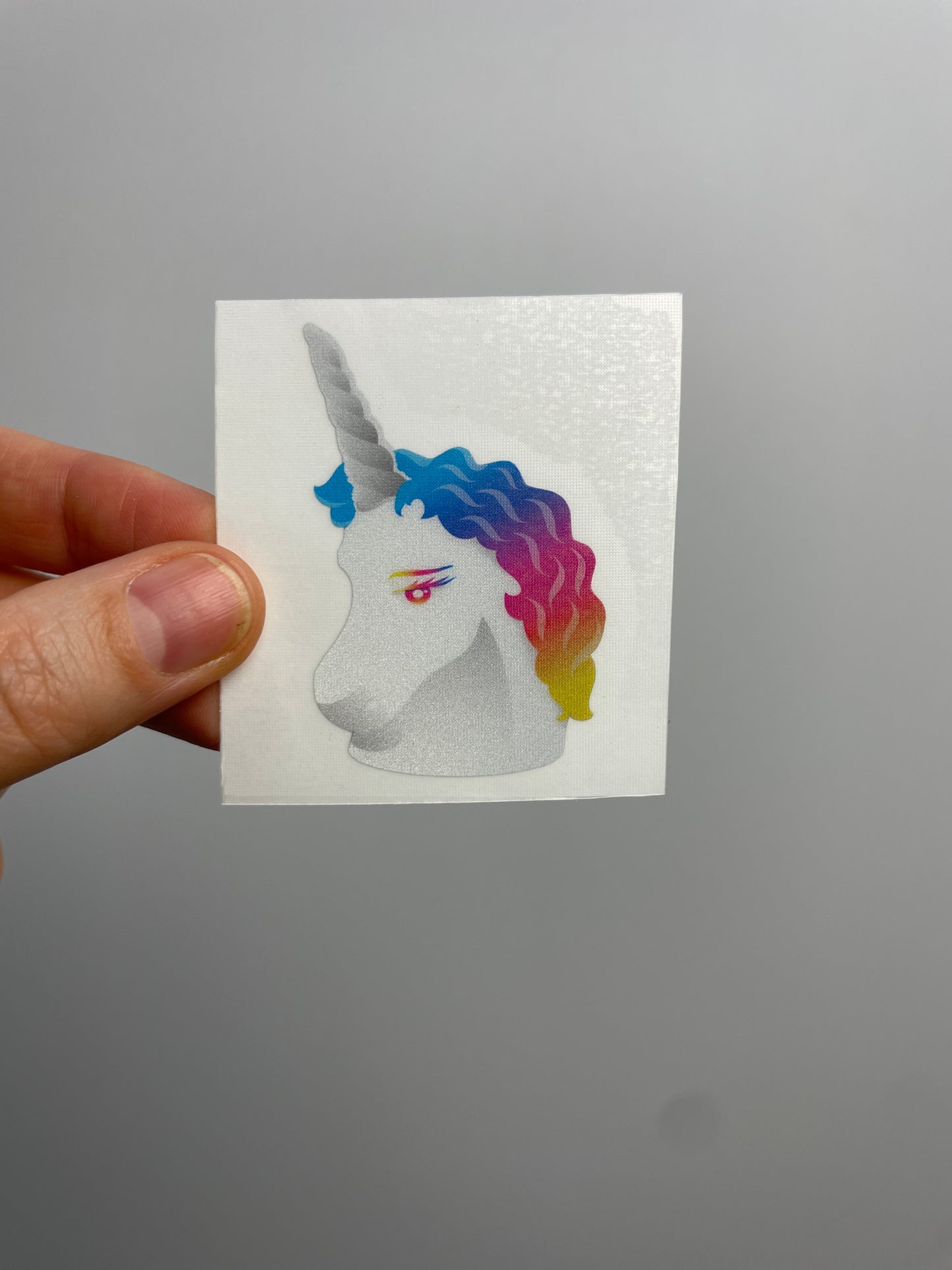 Reflective Sticker • Unicorn rainbow