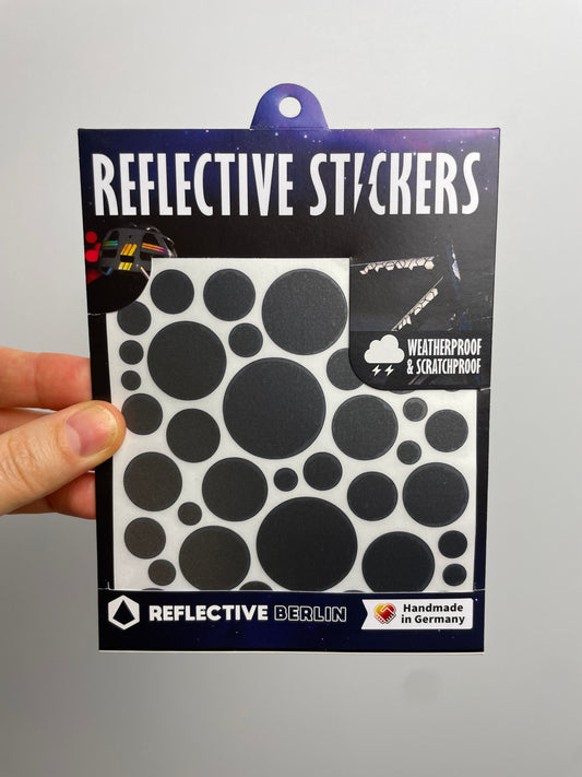 Reflective Sticker Shapes • Bubbles Black