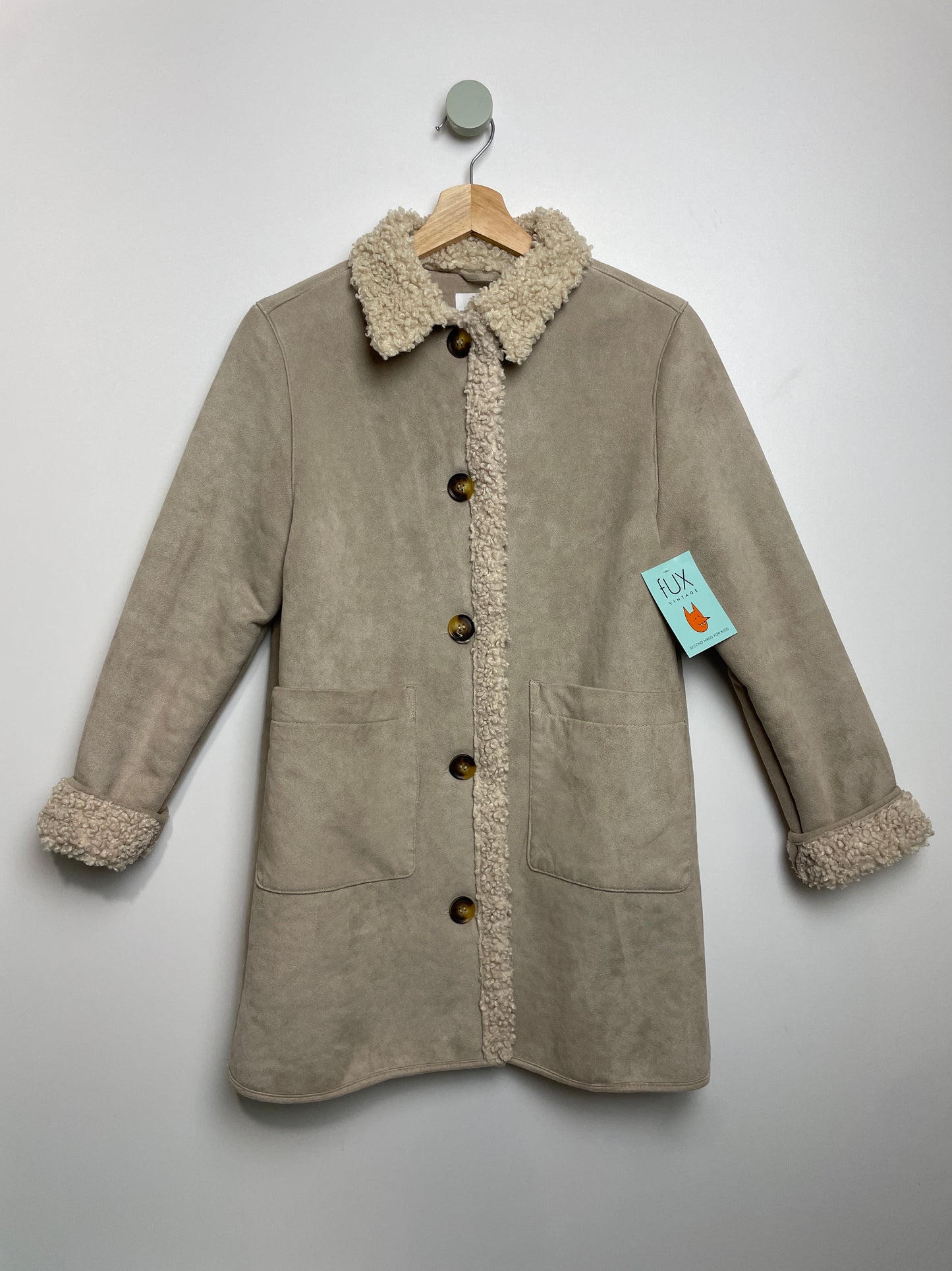 Lammfellimitat Mantel • 152 • zara