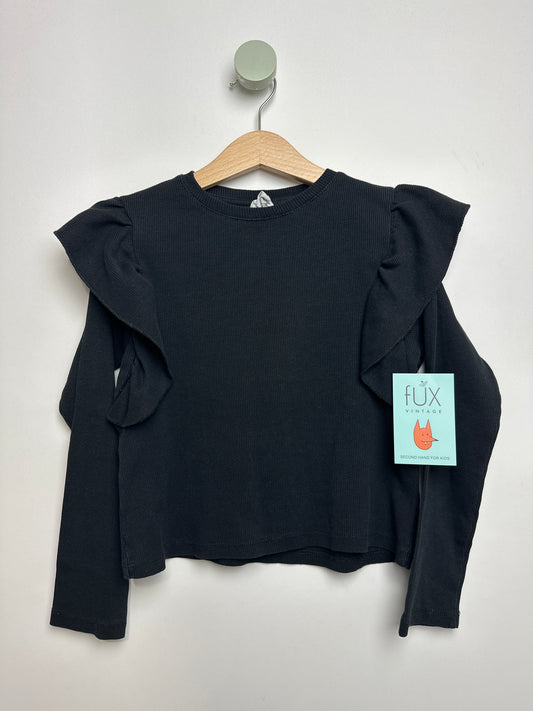 Crop Shirt mit Rüschen • 134 • zara