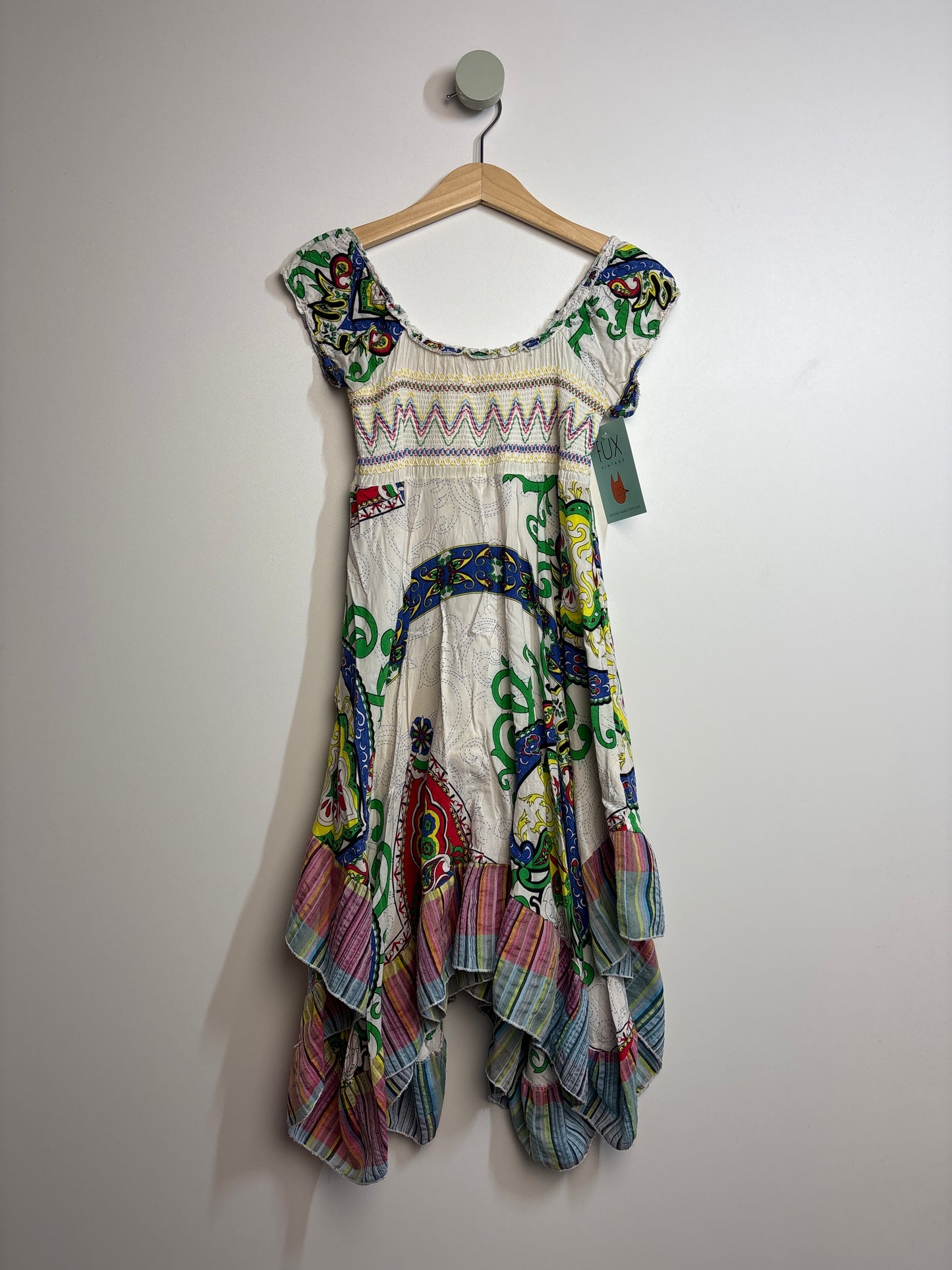 Kleid gesmoket & Rüschen • 128