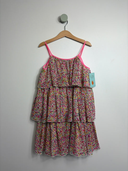 RÜSCHENKLEID BLÜMCHEN • 122 • H&M