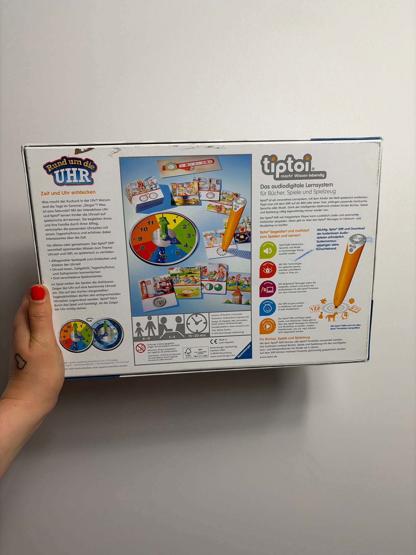 TIPTOI SPIEL • RUND UM DIE UHR • RAVENSBURGER