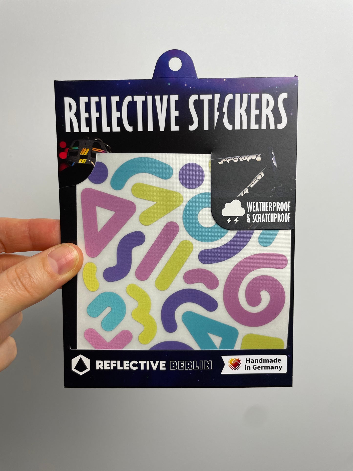 Reflective Sticker Shapes • Doodle Memphis