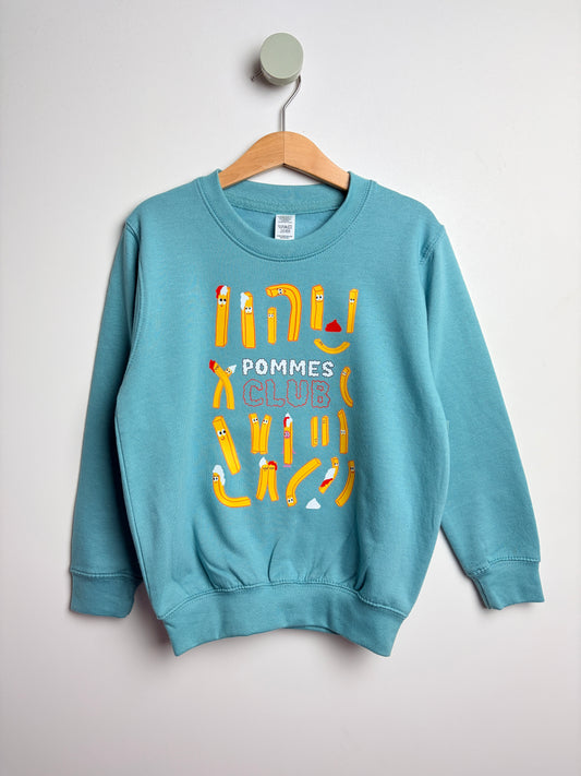 SWEATSHIRT POMMES CLUB  • 110 • SCHAFFENSLUST 🩷 fUX