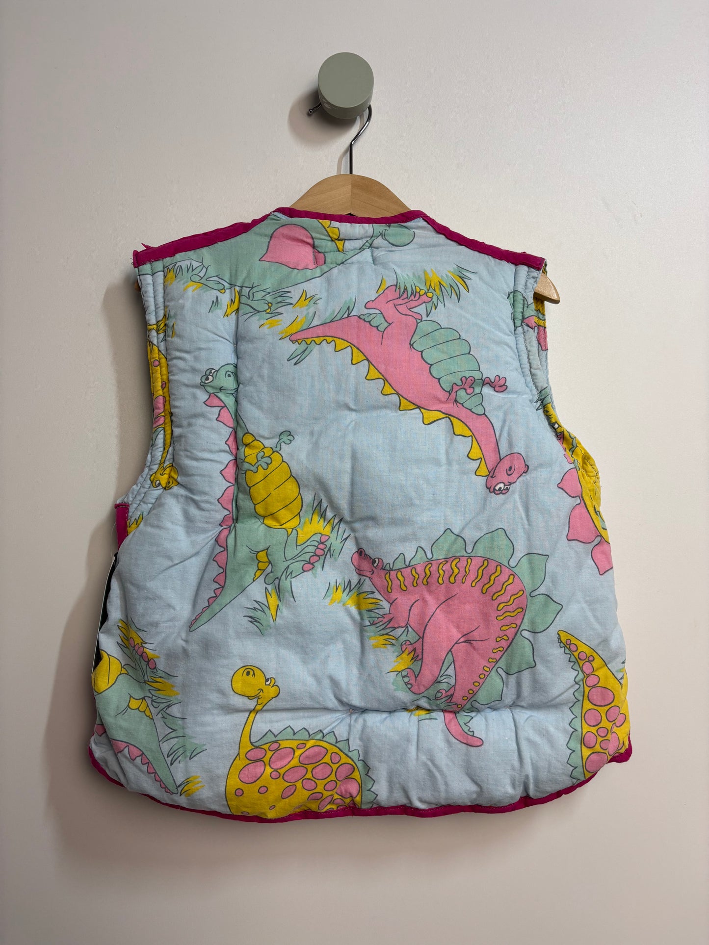 Wattierte Weste Dinos • 98 • handmade