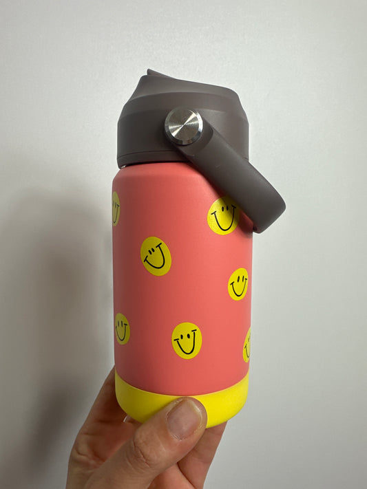 TRINKFLASCHE STRIPES • SMILE KORALLE • 350 ML