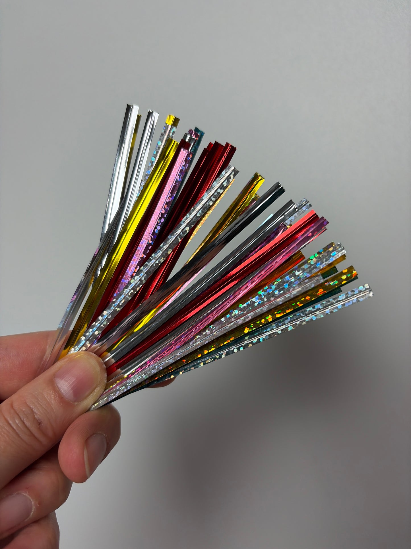 VERSCHLUSSBÄNDER BUNT • 50 STÜCK • 10CM