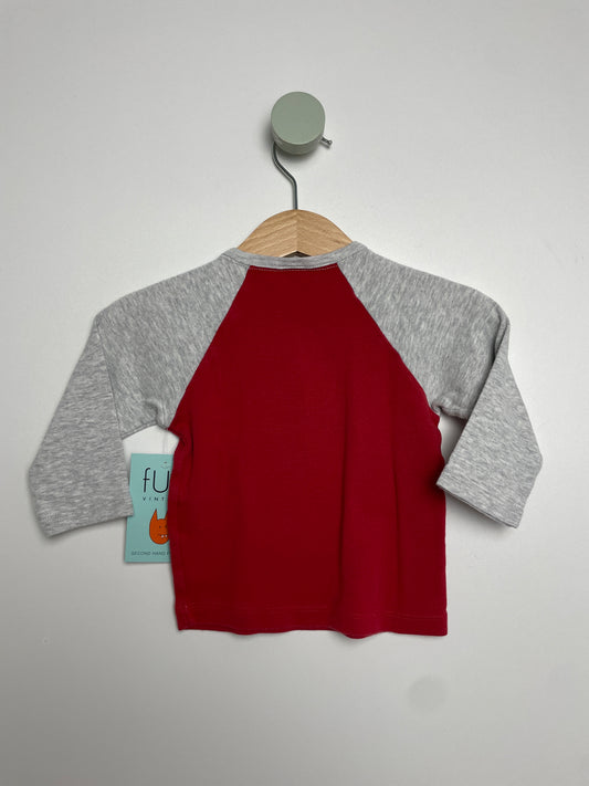 Langarmshirt Fuchs • 74 • petit bateau