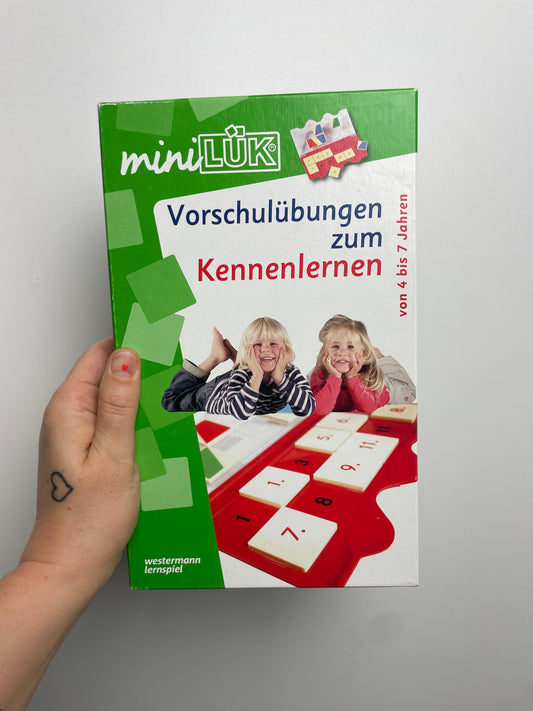 mini lük Vorschulübungen zum Kennenlernen • westermann lernspielverlag