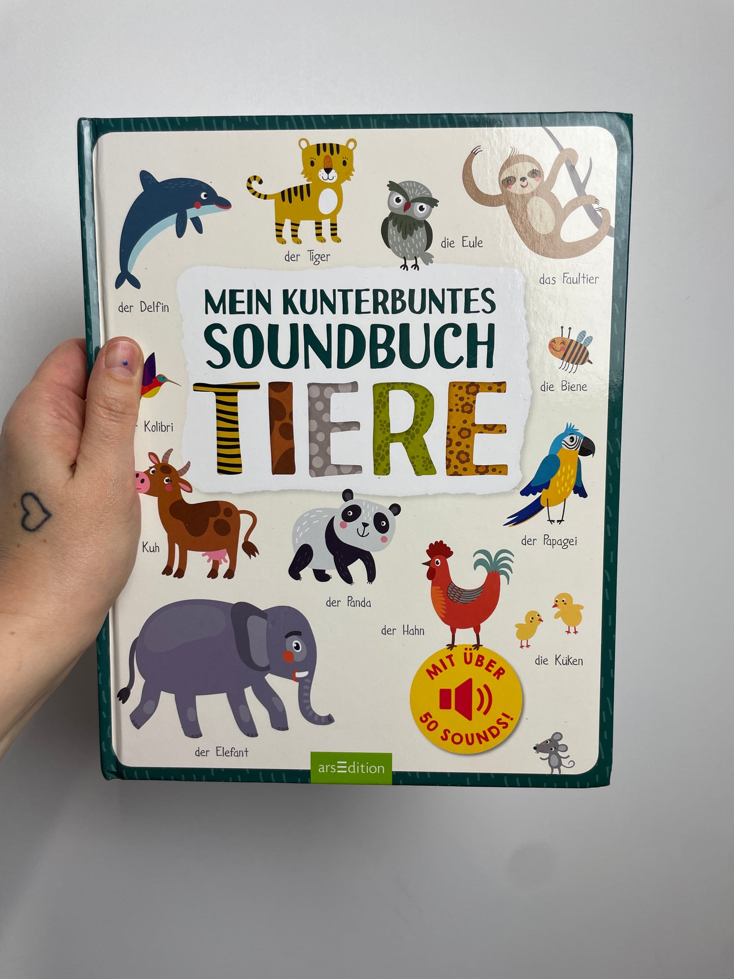 Mein Kunterbuntes Soundbuch Tiere • arsEdition