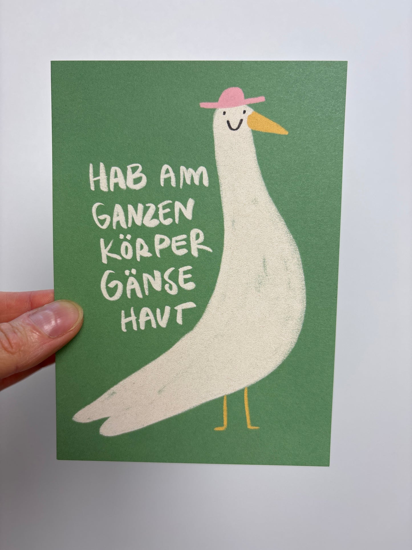 Hab am ganzen Körper Gänsehaut